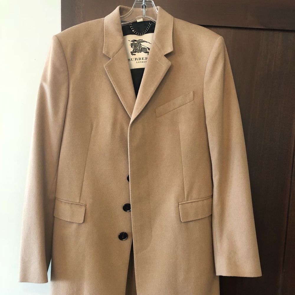 Men’s Burberry Cashmere Coat like new